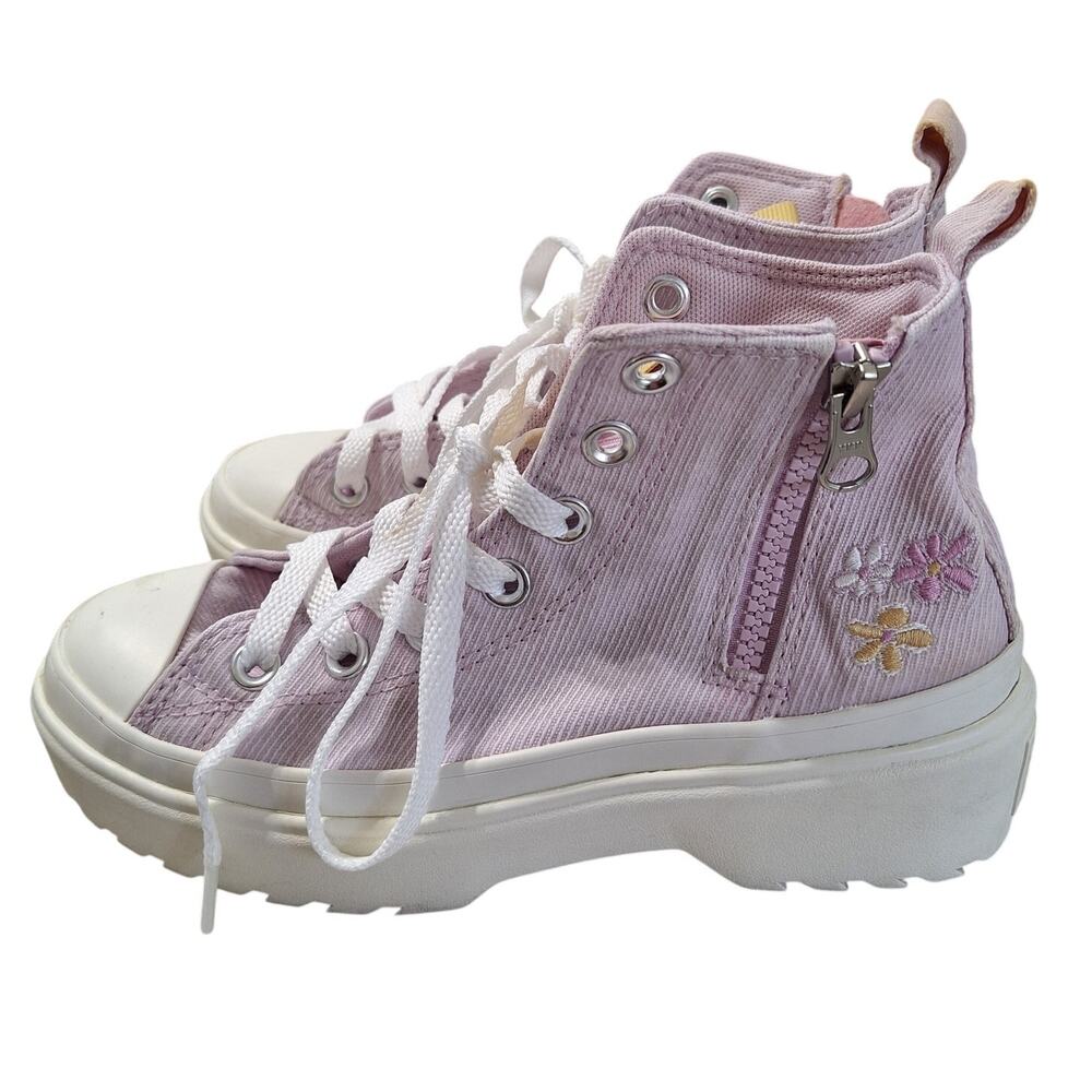 Converse Kids' 2 Chuck Taylor All Star hi-Top Sneaker girls shoes lavender